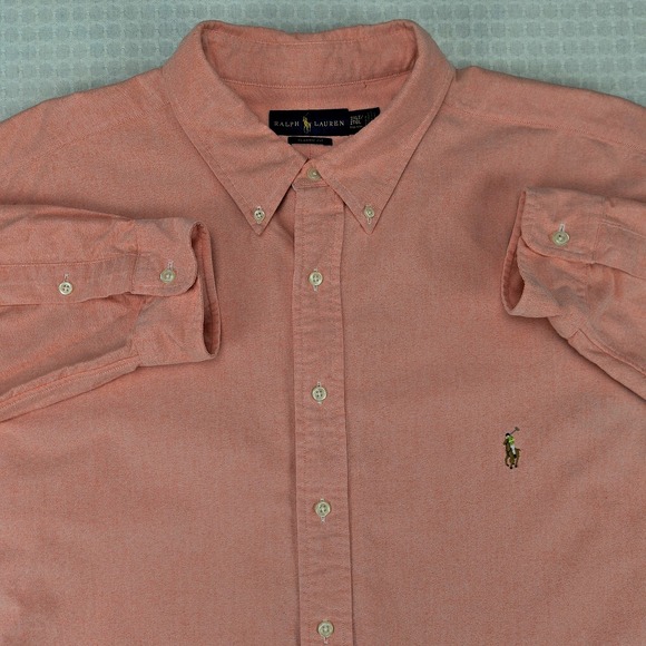 Ralph Lauren Other - Ralph Lauren Vintage Button Down Shirt Men 2XLT 59" Classic Fit Tall XL Pony Y2k